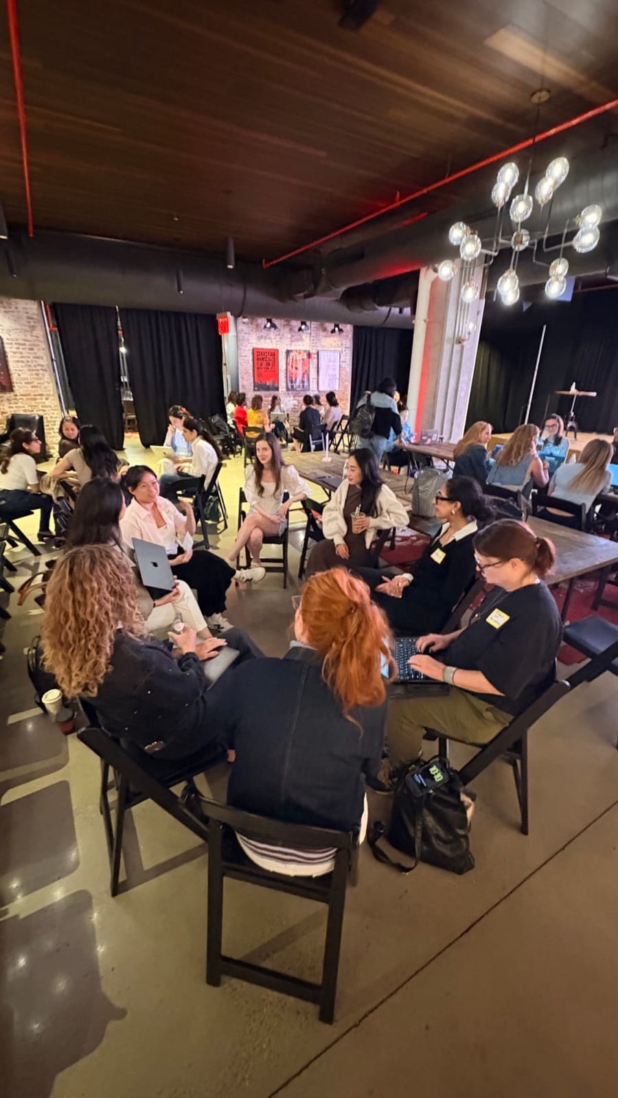 Audacious AF members in a small-group breakout